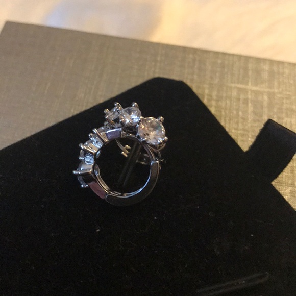 Silver 3 Stone Earrings - Sale reduced price - Picture 8 of 8